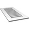 Ekena Millwork Vertical Surface Mount PVC Gable Vent: Functional, w/ 3-1/2"W x 1"P Standard Frame, 18"W x 38"H GVPVE18X3801SF - alternate 4